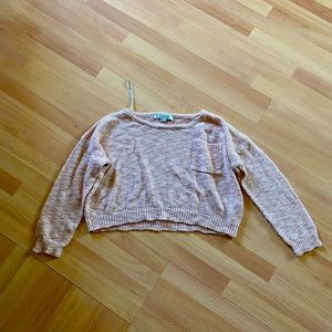 🍉Blush Cropped Sweater